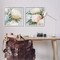 Stupell Industries Pastel Blooming Hydrangeas 2pc Framed Giclee Wall Art Set Design by Alex Black